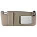 IAMAUTO 89958 New Sun Visor Right Passenger Side Tan Beige for 2007 2008 2009 2010 2011 Toyota Camry Without Vanity Light