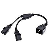 Toptekits IEC 320 C20 to Dual C13 Splitter Power