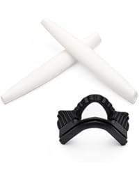 Replacement Earsocks & Nosepiece Rubber Kits for Oakley M Frame Series Sunglass (White, 0)