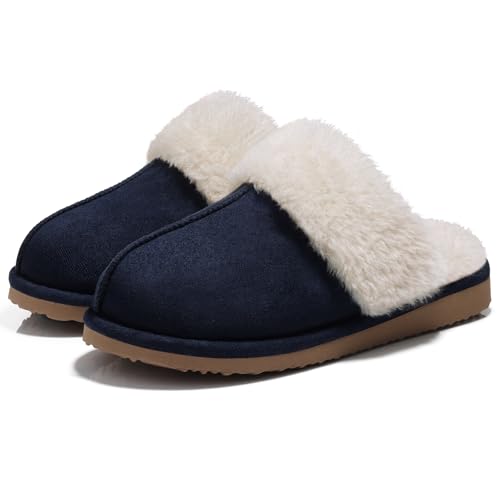 Litfun Fuzzy Memory Foam Slippers