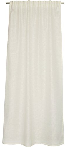 Schöner Wohnen Curtain with Hidden Loops, Polyester, cream, 250 x 130 cm