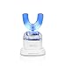 GO SMILE Sonic BLU Hands-Free Professional Teeth Whitening Kit - Hands Free Toothbrush With Gum Massager - Includes Cordless Charger & Foaming Toothpaste & Whitening Tray - No Tooth Sensitivity -White