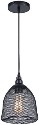Floodoor Industrial Pendant Light, Hanging Light Chandelier Light Black Ceiling Light Fixture For Kitchen Hallway Dining Room Bedroom [Energy Class A++]