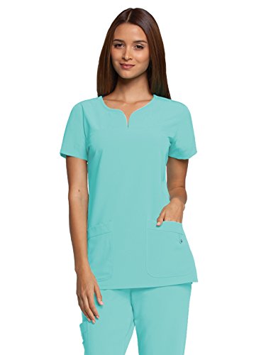Grey's Anatomy Signature 2121 Notch Neck Top Opal S