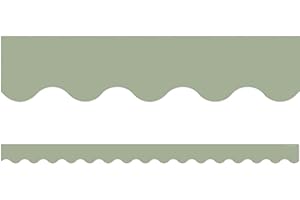 Teacher Created Resources Sage Green Scalloped Border Trim (TCR7184)
