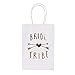 Bachelorette Party Bags Set of 12 - PojoTech Bachelorette Party Bride Tribe Gifts Bags Party Supplies Decorations for Wedding Bridal Party Bachelorette Party (White)