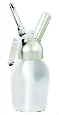 Professional 0.5 Pint Cream Whipper in Brushed Stainless Steel