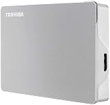 Toshiba Canvio Flex 4TB Portable External Hard Drive USB-C USB 3.0 Silver view 3