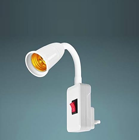 LED energiesparende Glühbirne Nachttischlampe Wandlampe Steckdose Typ Steckschalter Schlafzimmer super helle Beleuchtung Fütt