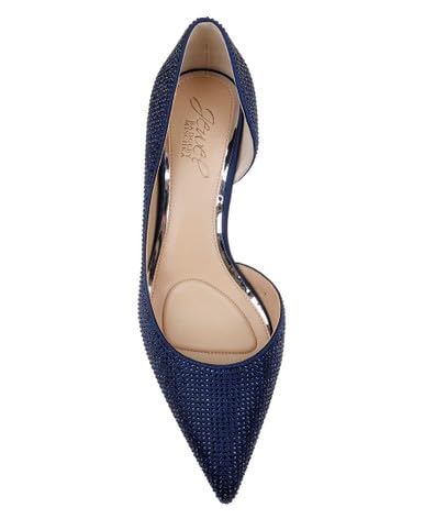 JEWEL BADGLEY MISCHKA TEEGAN POINTED TOE KITTEN HEEL PUMPS