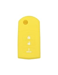SEGADEN - Funda protectora de silicona para llave de coche Mazda con 3 botones CV2532
