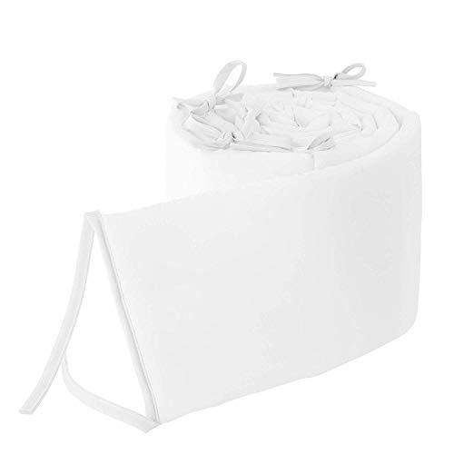 Soft Baby Cradle Bumper Pad Machine Washable, Breathable Liner Fits