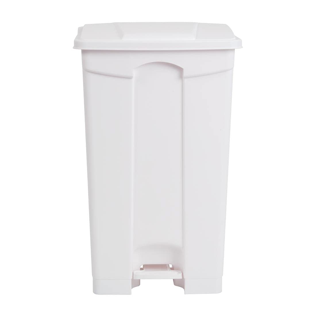 Jantex Kitchen Pedal Bin 87 Litre, White, Material: Polypropylene Plastic, Hooks for Bin Bags, Tight Fitting Lid, Size: 82(H) x49.5(W) x40(D) cm, Hands-Free Pedal Operation, DC713