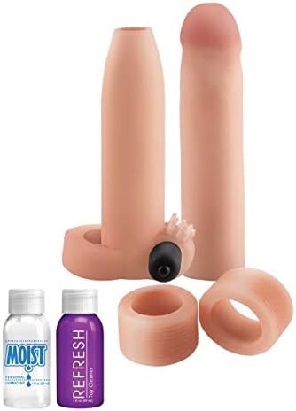 Venis Enhancement Kit Vibrating Extension Sleeve Girth Enhancer