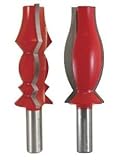 Freud 98-507 2 Piece Crown Molding Router Bit Set - 99-414 and 99-417 1/2 inch shank