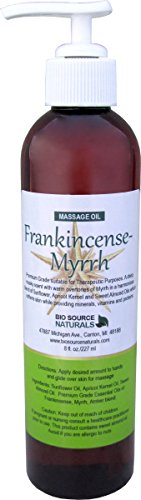 Frankincense-Myrrh Massage Oil / Body Oil 8 fl. oz with All Natural Plant Oils Frankincense-Myrrh Massage Oil / Body Oil 8 fl. oz with All Natural Plant Oils