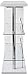 Coaster Home Furnishings Prescott Rectangular 2-Shelf Bar Unit, Glossy White