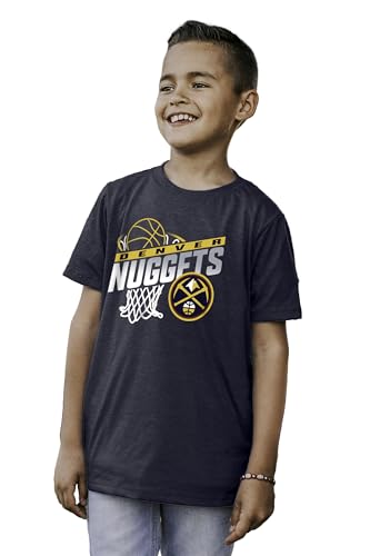 Denver Nuggets NBA Officially Licensed Youth Tri-Blend T-Shirt Hoop Team Color,…
