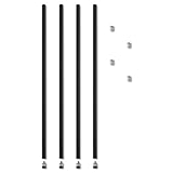 Alera ALESW59PO36BL Stackable Posts For Wire Shelving, 36