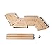 YOGABODY Birch Wood Parallettes (Set of 2) | Beautiful, Smooth, Non-Slip Yoga & Gymnastic Training Tool for L-Sits, Lolasana, Handstand Pushups, Jump Backs & More