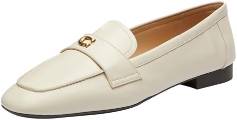 Amazon.com | COACH Sculpt C Leather Loafer Saddle 7 D (M  display picture 1