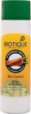 Biotique Bio Pro Carrot Protective Lotion - SPF 40(210 Ml)