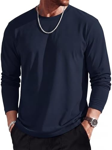 Men's Silk T-Shirt Breathable Cotton Solid Short Sleeve Office