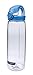 Nalgene On the Fly BPA-Free Water Bottle, Clear w Blue/White, 24 oz
