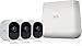 Arlo Pro Security System with Siren – 3 Rechargeable Wire-Free HD Cameras...