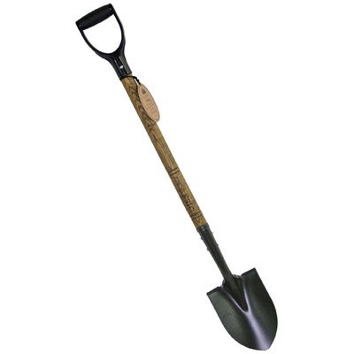 Flexrake CLA114 Classic Floral Shovel with D Grip Handle, 42-Inch
