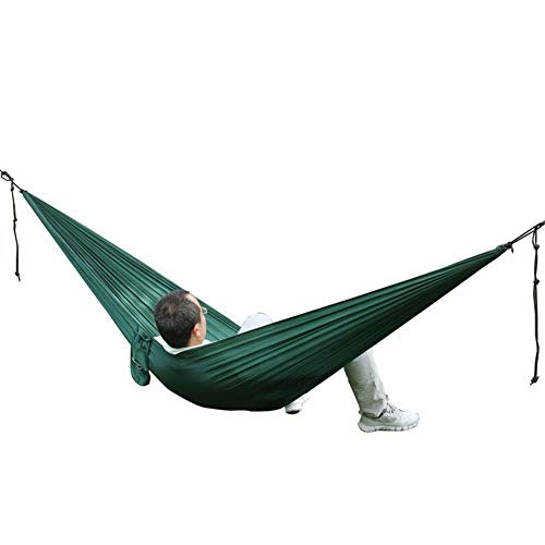 wu-hammock Outdoor Canvas Hammock Recreational Camping Hammock Double Single Parachute Hammock