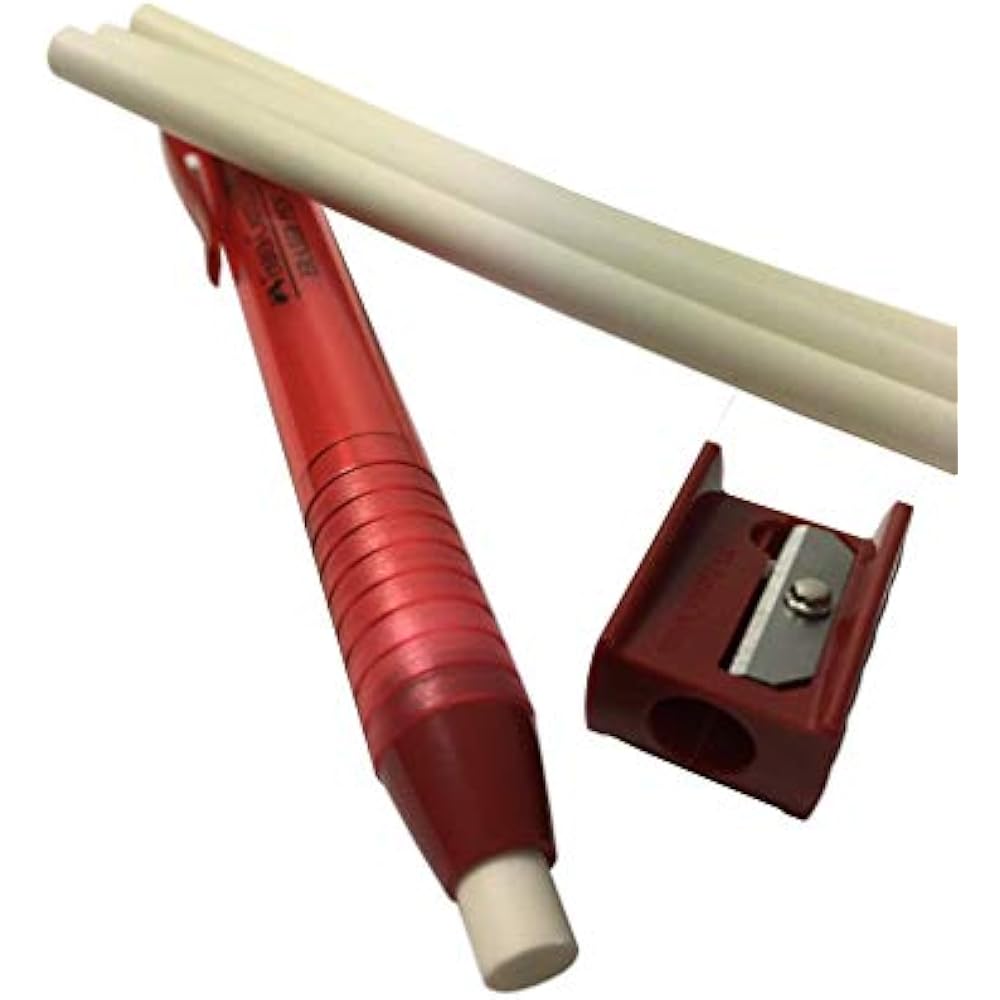 FaberCastell Pen Mechanical Stick Retractable Eraser Set With 2 Extra