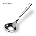 Qualizon 18/8 Stainless Steel Mini Ladle - Deep Soup Spoon & Ramen Spoon - 6.7inch Short Handle
