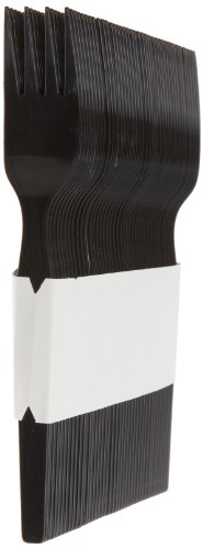 Dixie SSF51 SmartStock Plastic Cutlery Refill, Forks, Black, 40 Per Pack (Case of 24 Packs)