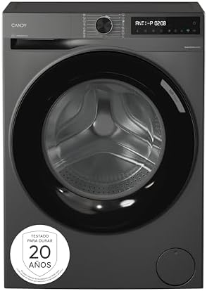 ProWash 500 BR 49SBL8G-S, Lavadora 9 KG, 1400 RPM, Display Digital, Conectividad WIFI, 16 Ciclos, Motor Inverter, Inicio Diferido 24H, Bloqueo Infantil, Tambor 52,5cm, 72 DB, Antracita
