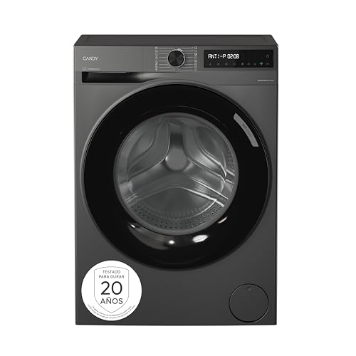 ProWash 500 BR 49SBL8G-S, Lavadora 9 KG, 1400 RPM, Display Digital, Conectividad WIFI, 16 Ciclos, Motor Inverter, Inicio Diferido 24H, Bloqueo Infantil, Tambor 52,5cm, 72 DB, Antracita