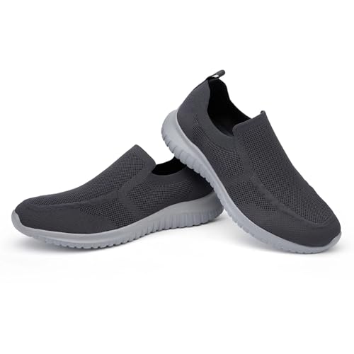 konhill Men's Breathable Mesh Sneakers - Ultra Comfortable and Lightweight with Flexible Sole for Continuous Daily