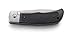 CRKT Ruger Accurate Folding Pocket Knife: Folder with Liner Lock, Plain Edge Blade with Nail Nick and Satin Finish, Woven Nylon Belt Sheath R2203