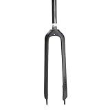 TOSEEK Carbon Fiber Front Mountain Bike Road Bike Fork Bicycle Forks Black