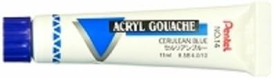Pentel Acrylic Gouache Cerulean Blue WXR-T14 "2 pieces" Japan