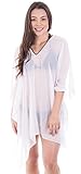 Simplicity Women's Chiffon Sheer Summer Beachwear Cover-Up Caftan / Tunic