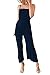 Minipeach Women's Solid Color Backless Sleeveless Wide Long Pants Jumpsuit Rompers