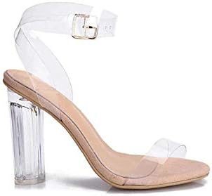 Jazzie Collection Women's Transparent Heel