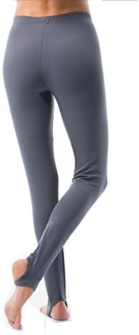 VIVILISH WOMEN SOLID STIRRUP LEGGING - Designed in Los Angeles,Grey,X-Large