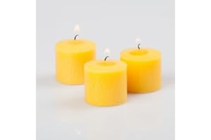 Richland Votive Candles Yellow Unscented 10 Hour Burn Set of 72