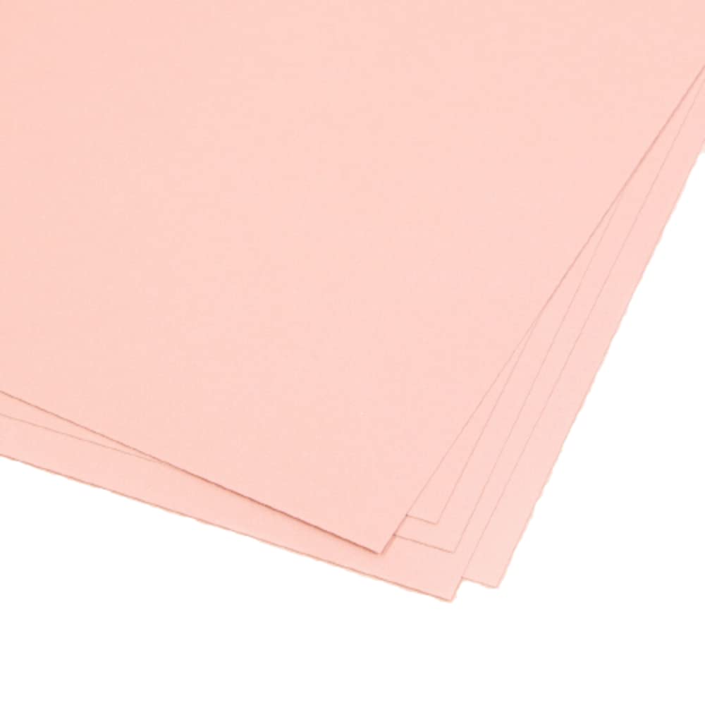 Craftelier - Set of 5 Boxes Textured Canvas 30 x 30 cm, Baby Pink