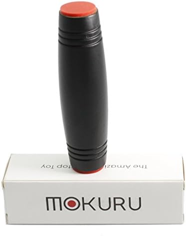 TopQPS Mokuru Rollver Toy Desktop Flip Toys Fidget Stick Relieve Stress Improve Focus and Hand-eye Coordination Magic Toy for Children and Adults (Black)