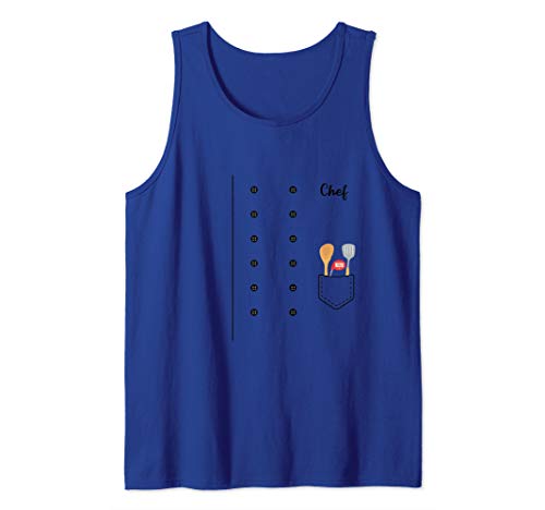 Chef Cook Halloween Costume Cooking Utensils Tank Top