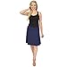 Stretch is Comfort Women's A-Line Skirt Navy Blue Large