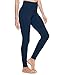 BALEAF Women’s Yoga Leggings High Waisted Tummy Control Pants Non See-Through Fabric Denim Blue Size XLthumb 2